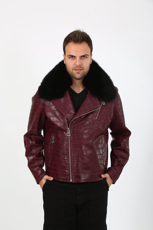 Lucas Lambskin Leather Jacket