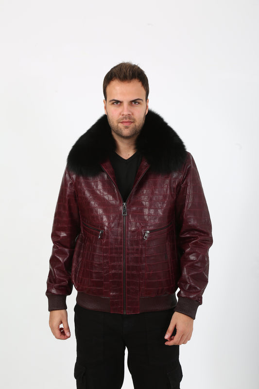 Atlas Lambskin Leather Jacket