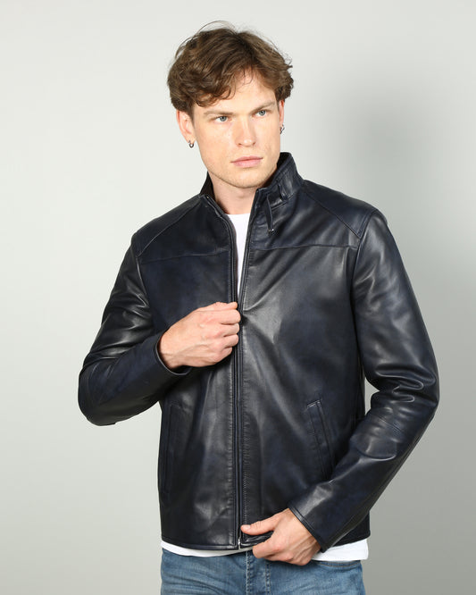 Thomas Lambskin Leather Jacket