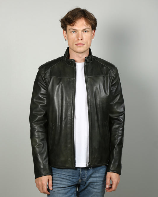 Maxence Lambskin Leather Jacket