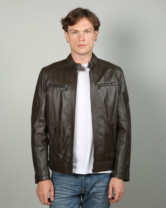 Alonzo Lambskin Leather Jacket