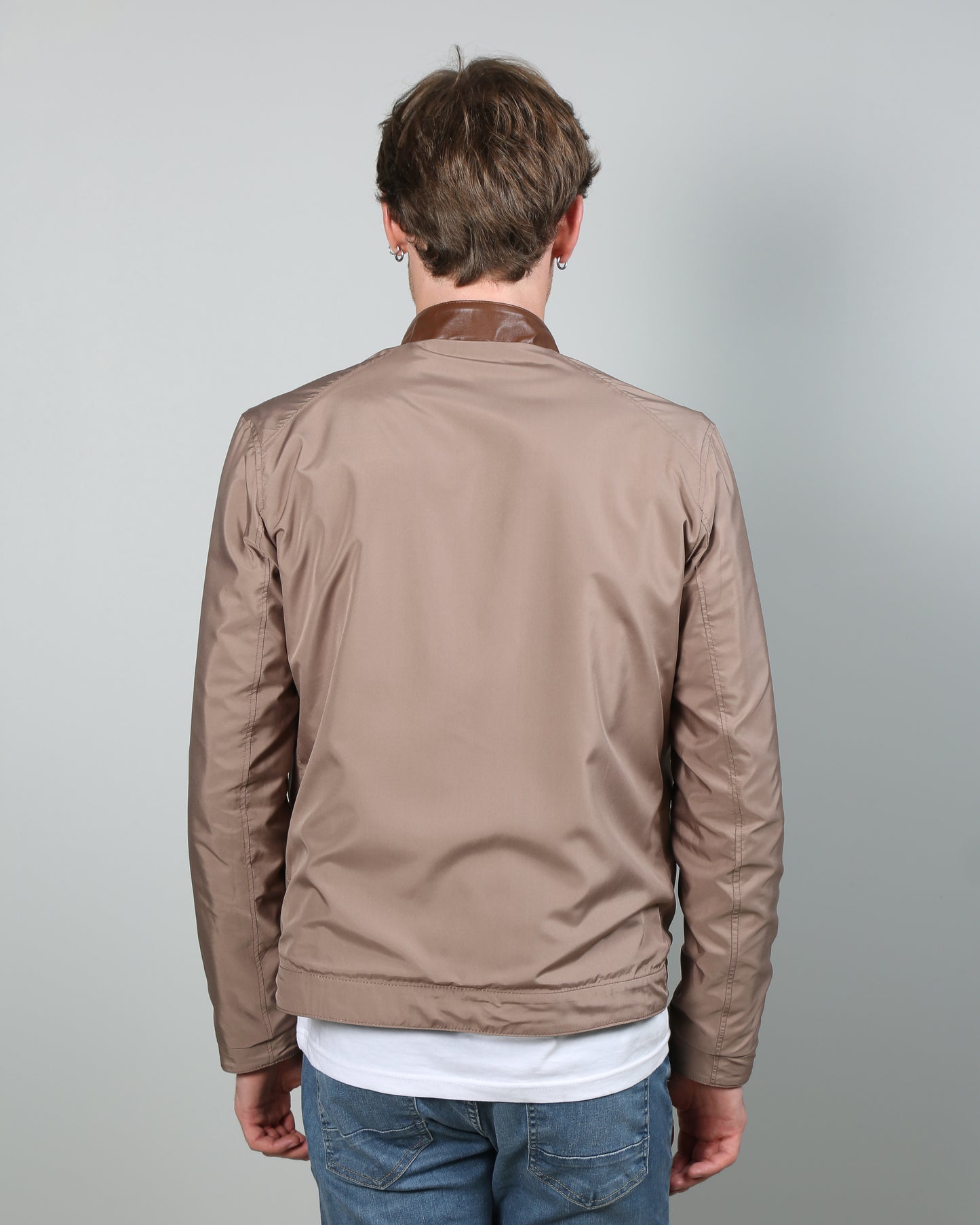 Tero Men Reversible Leather Jacket