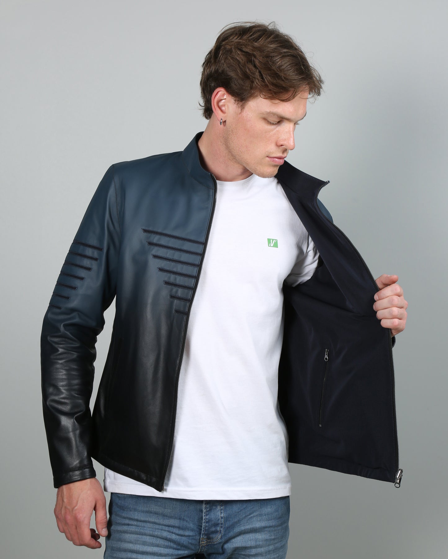 Aryan Reversible Leather Jacket