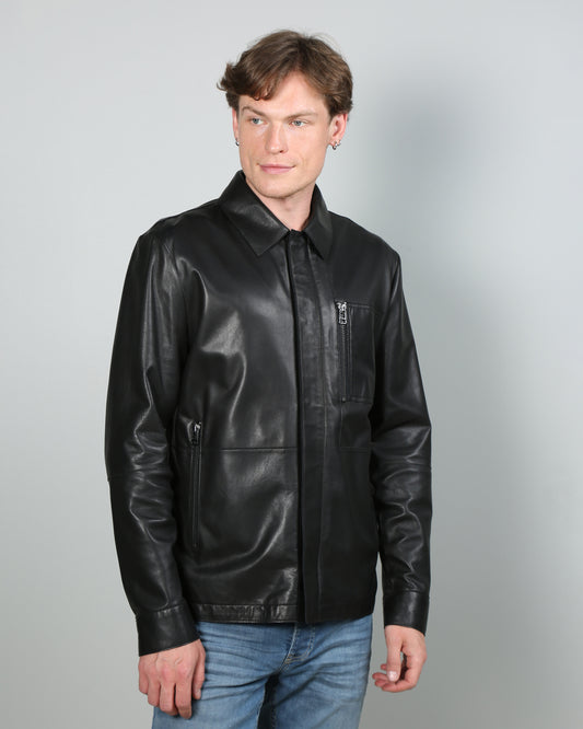 Hanska Lambskin Leather Jacket