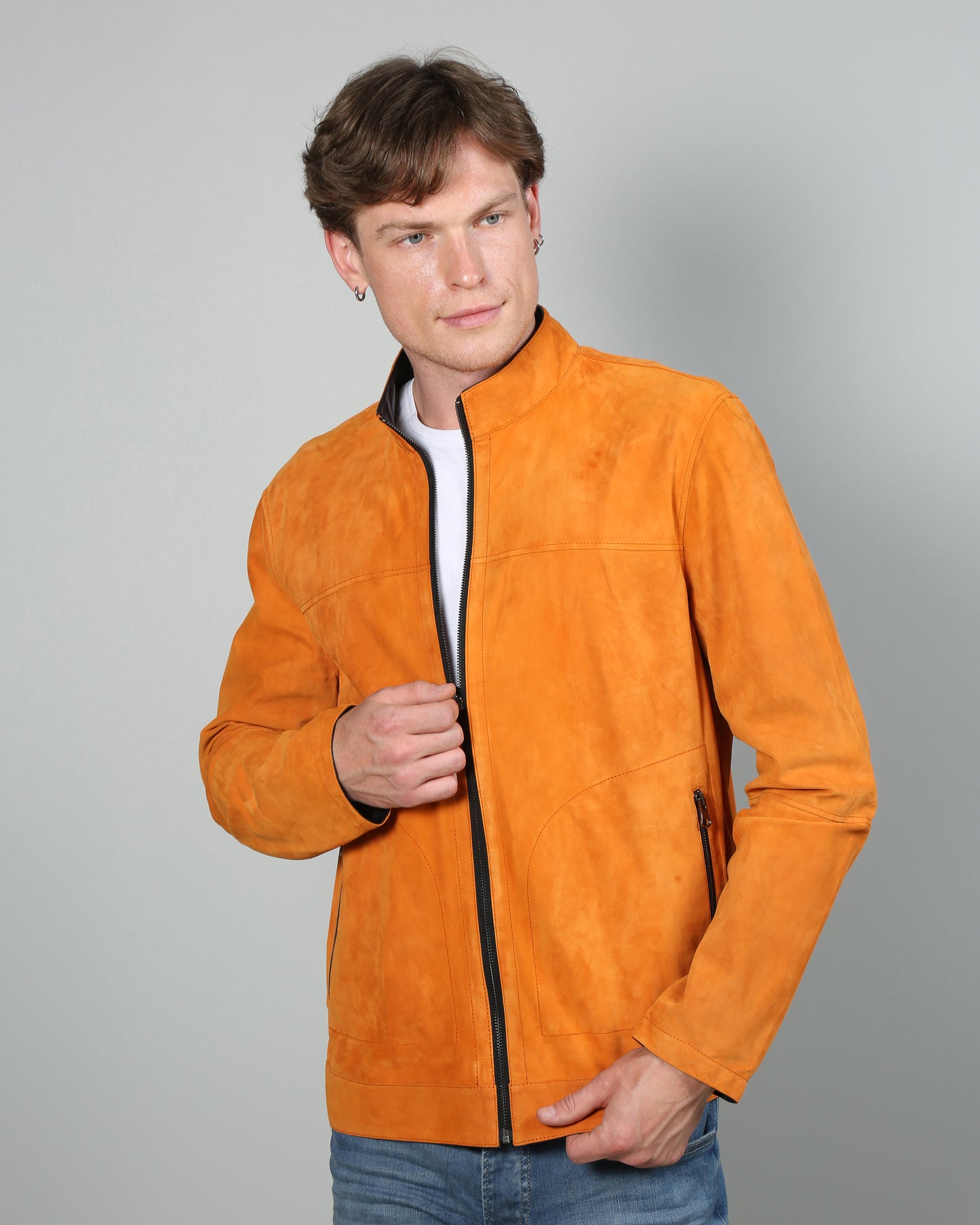 Rasmus Reversible Suede Leather Jacket