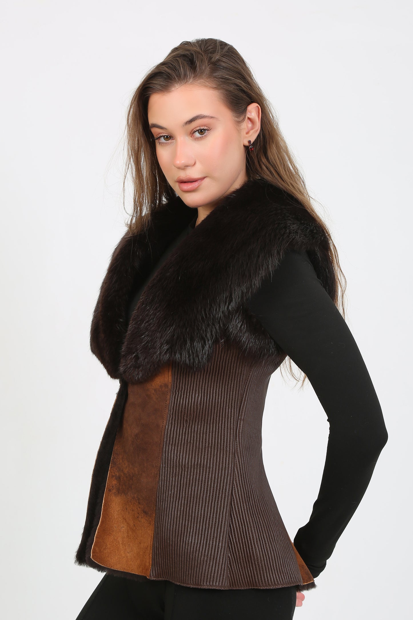Winter's Embrace Sheepskin Shearling Vest