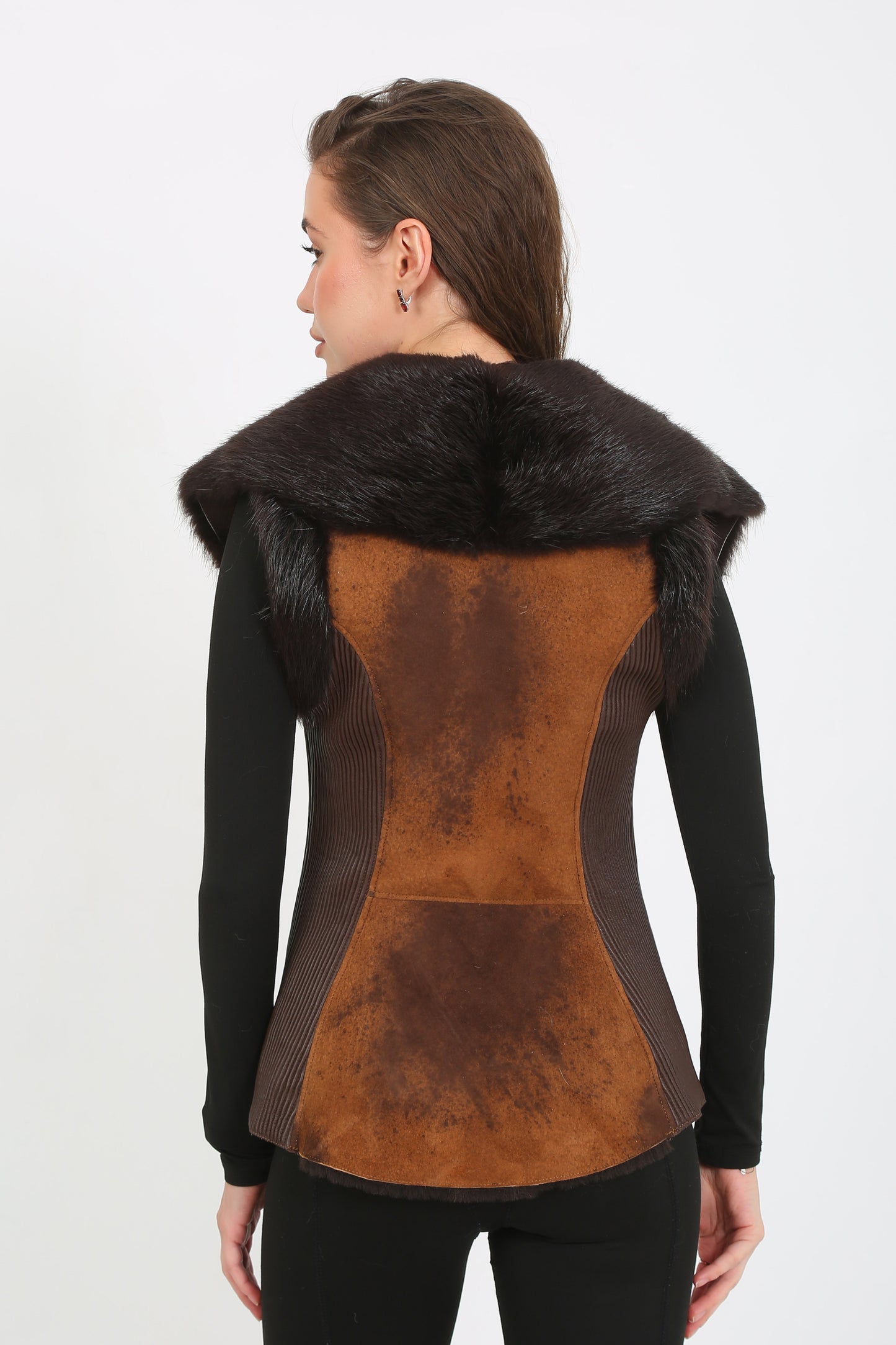 Winter's Embrace Sheepskin Shearling Vest