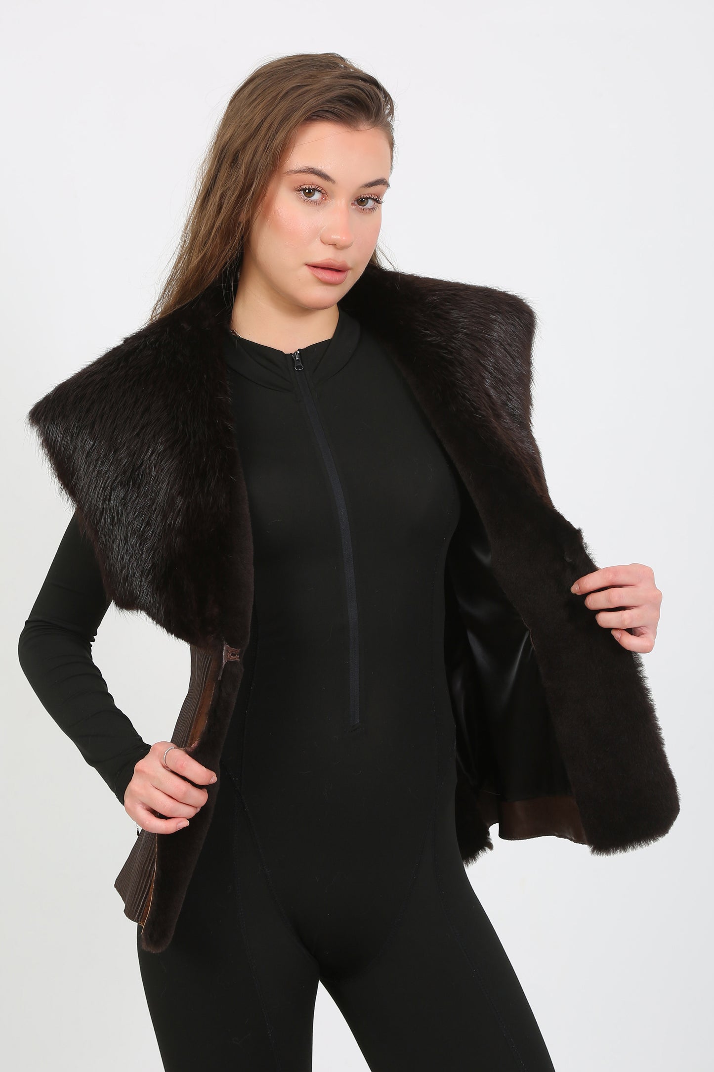 Winter's Embrace Sheepskin Shearling Vest