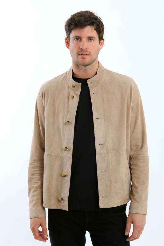 Reversible Suede Leather Jacket