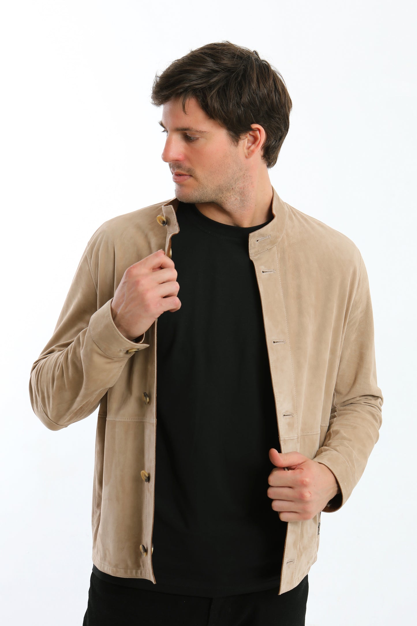 Reversible Suede Leather Jacket