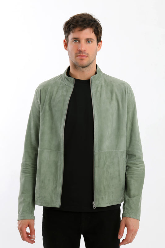 Reversible Suede Leather Jacket