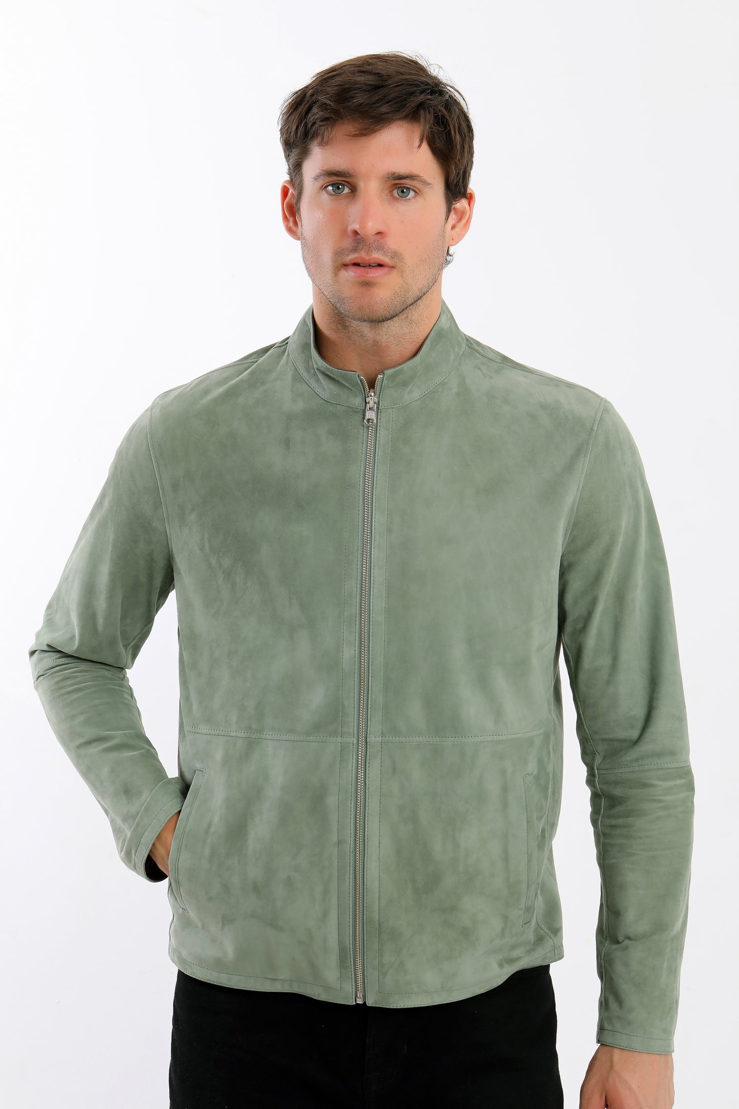 Reversible Suede Leather Jacket
