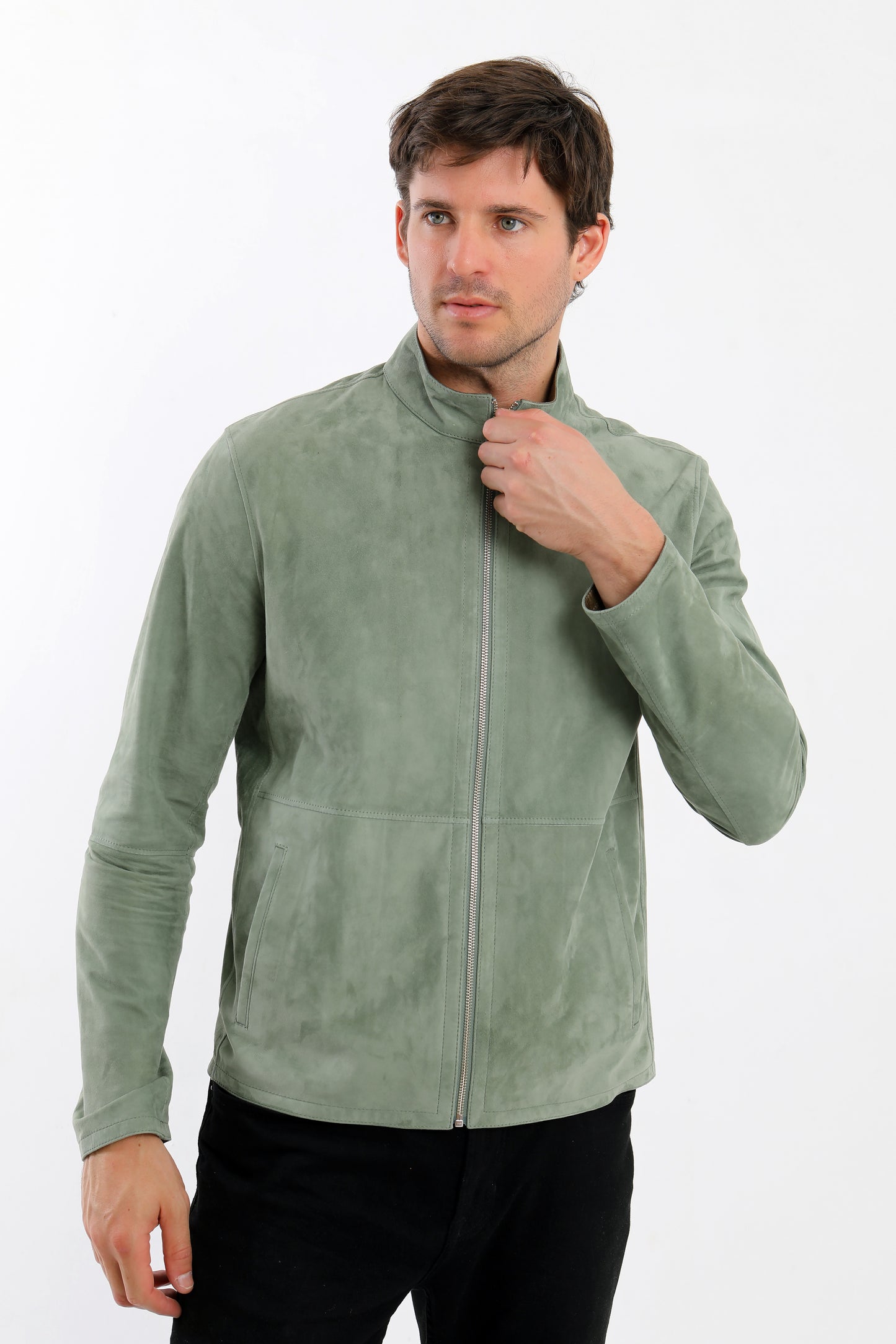 Reversible Suede Leather Jacket