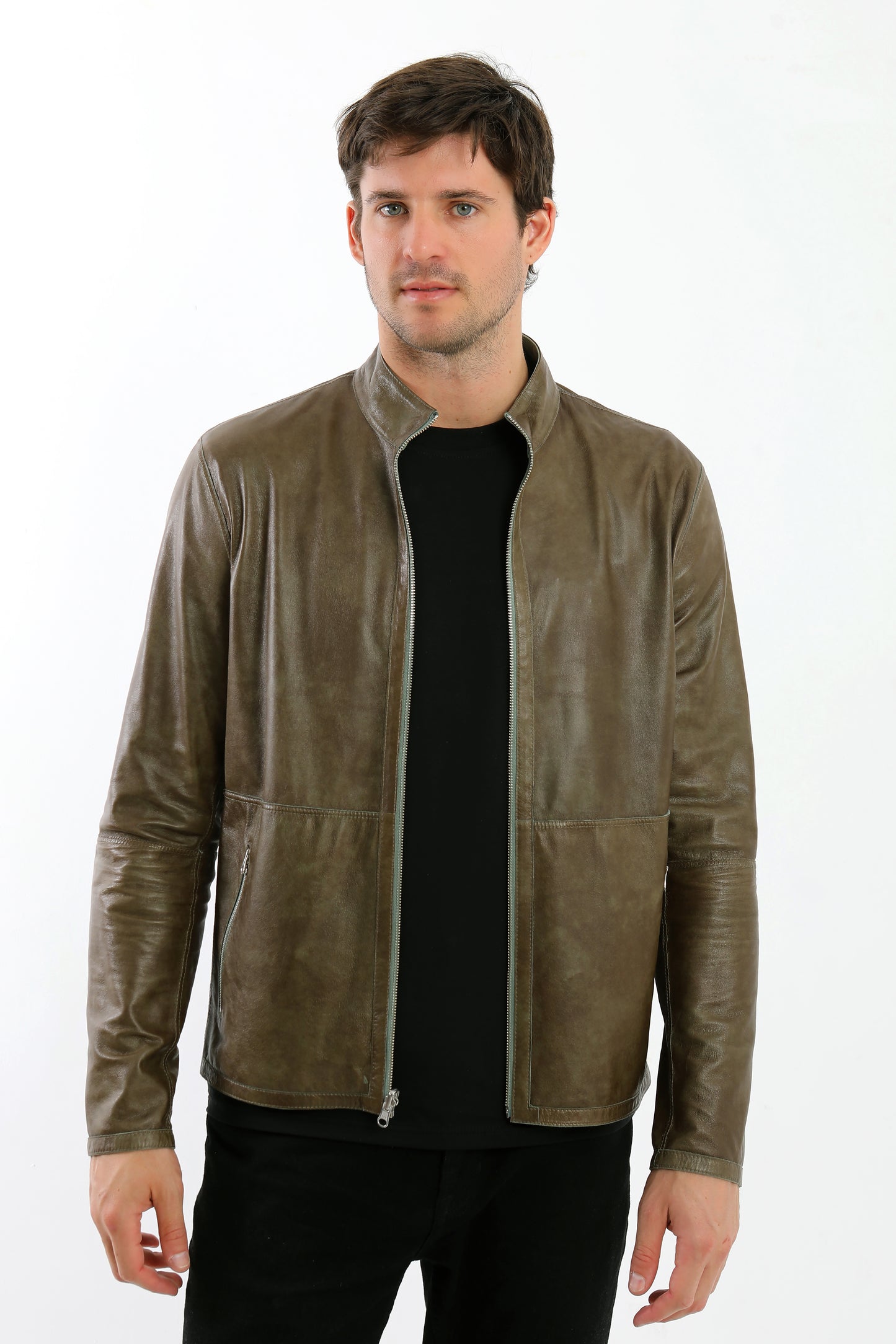Reversible Suede Leather Jacket