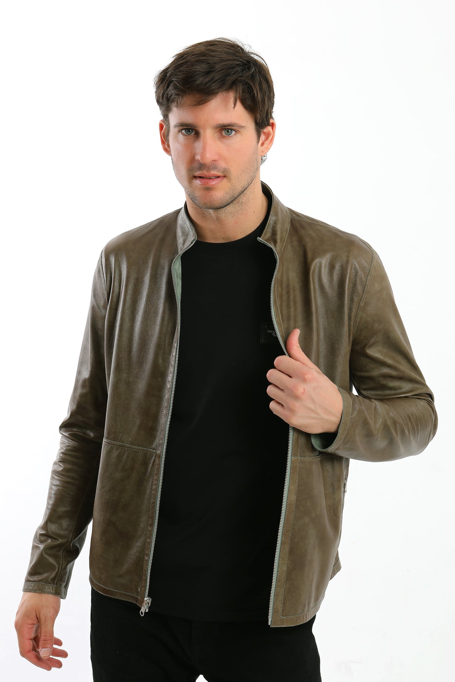 Reversible Suede Leather Jacket