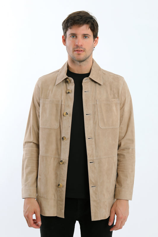 Reversible Suede Leather Jacket