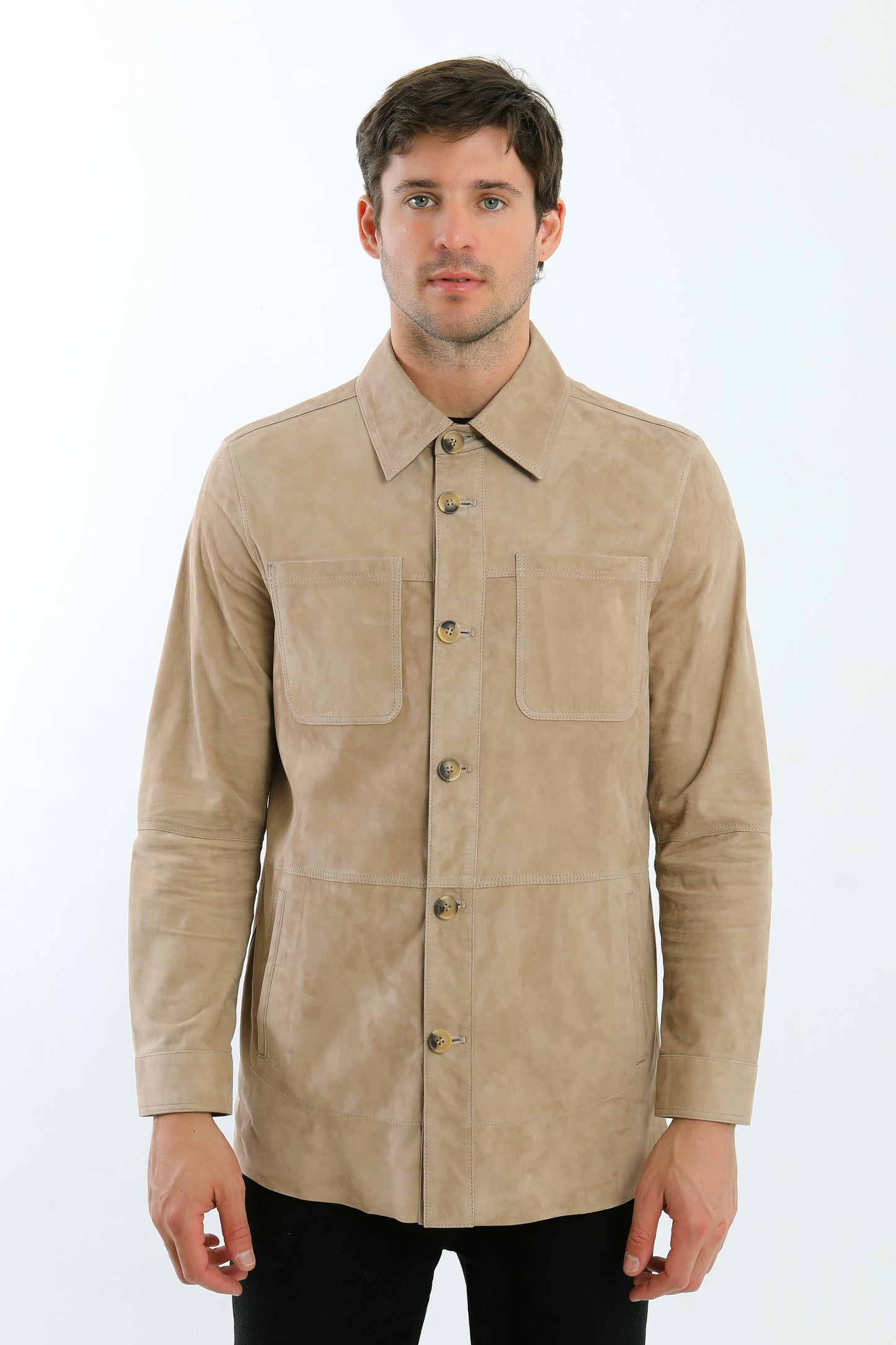 Reversible Suede Leather Jacket
