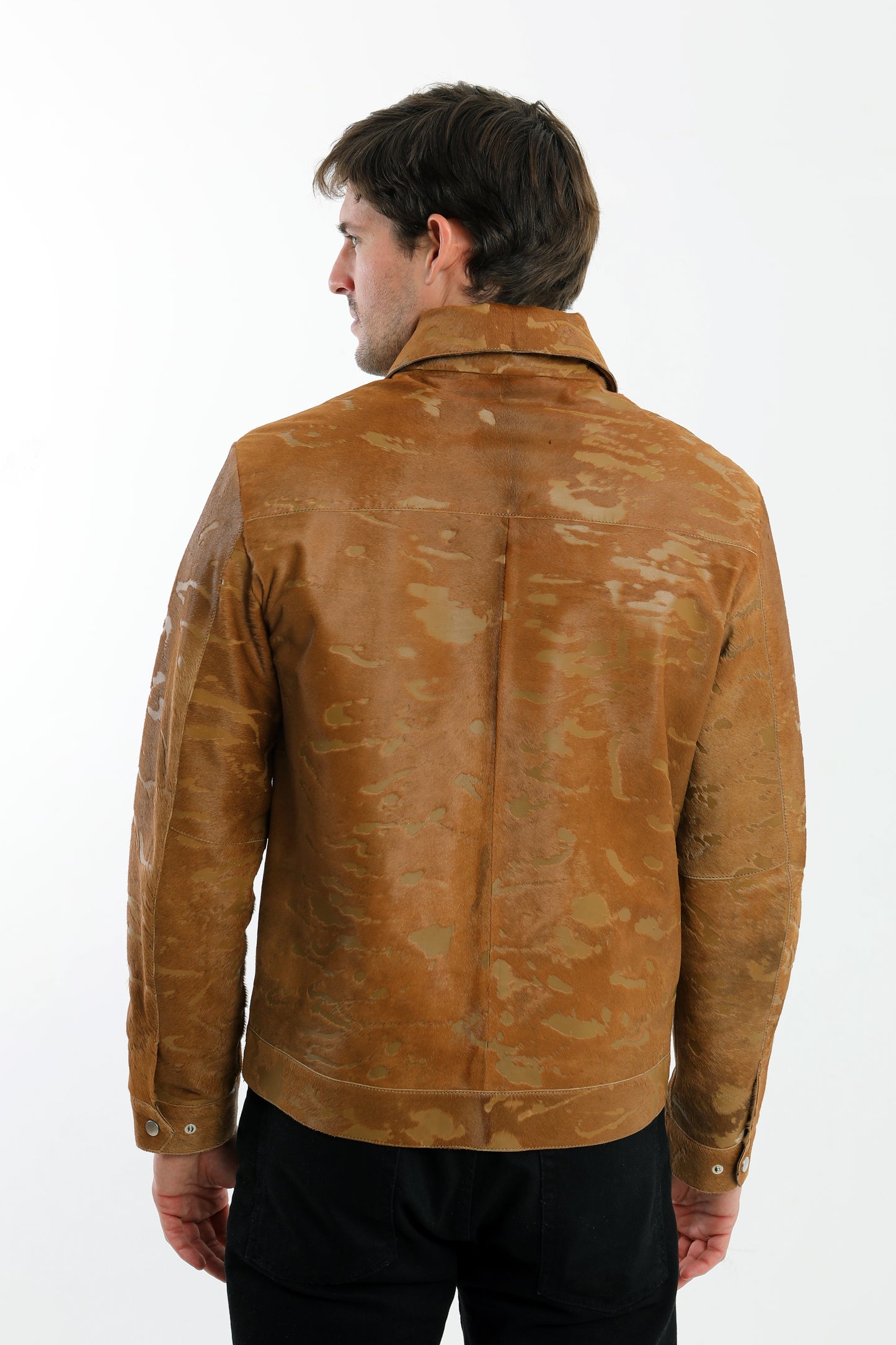 Camel Calf Hair Jacket