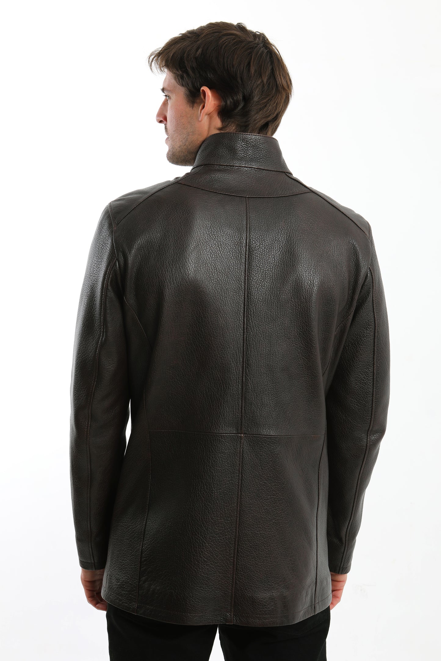 Brown Lambskin Leather Jacket