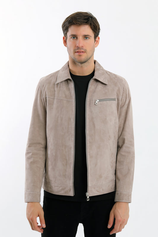Suede Leather Jacket