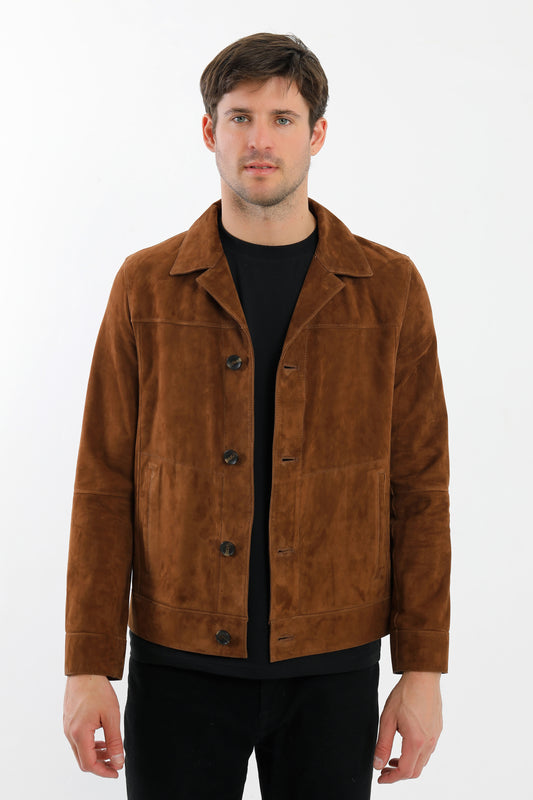 Suede Leather Jacket