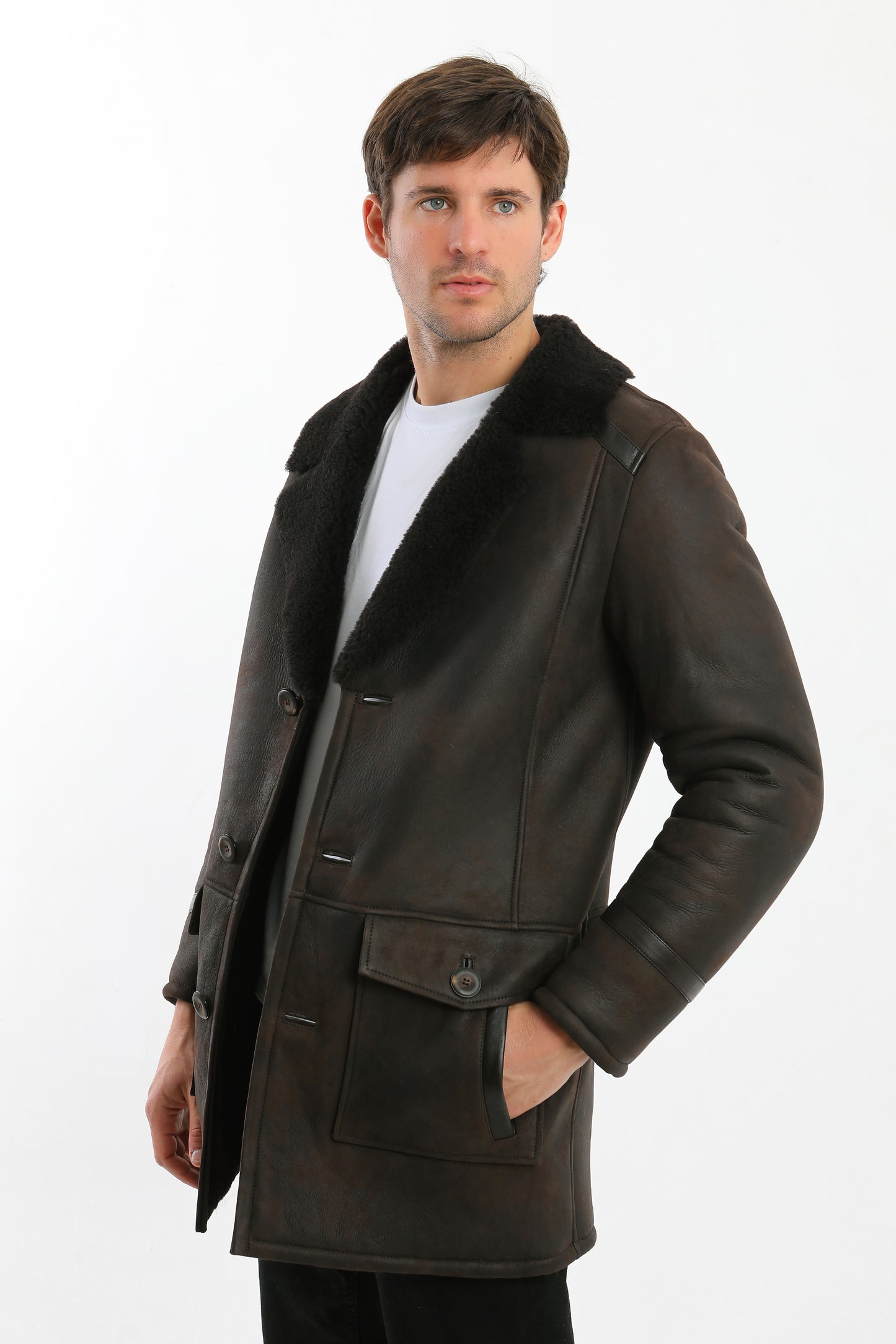 Sheepskin Shearling Coat
