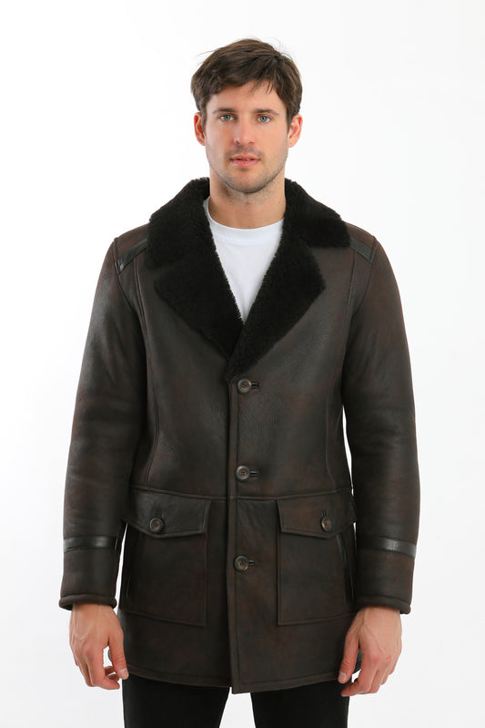 Sheepskin Shearling Coat