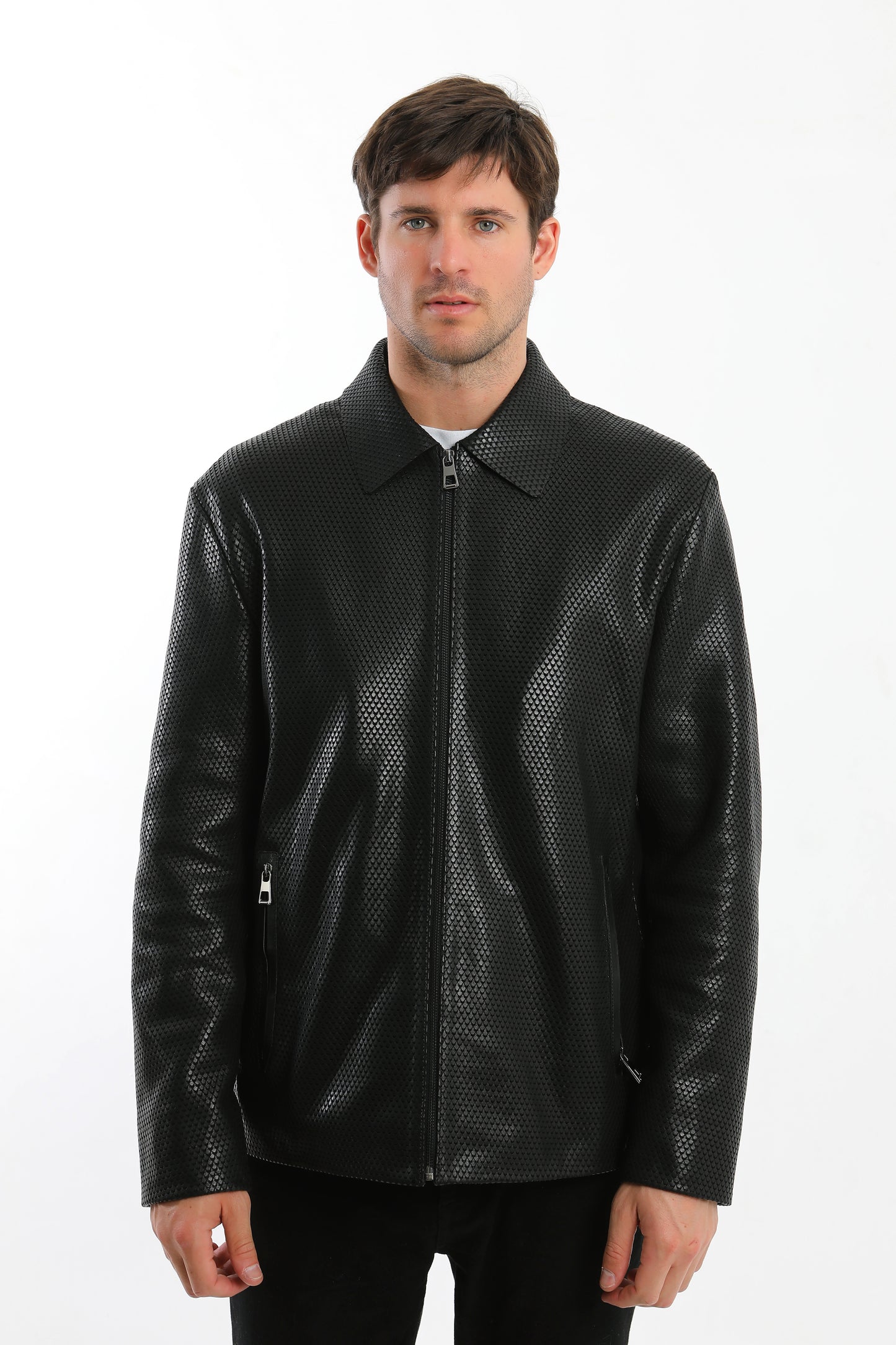 Black Lambskin Leather Jacket