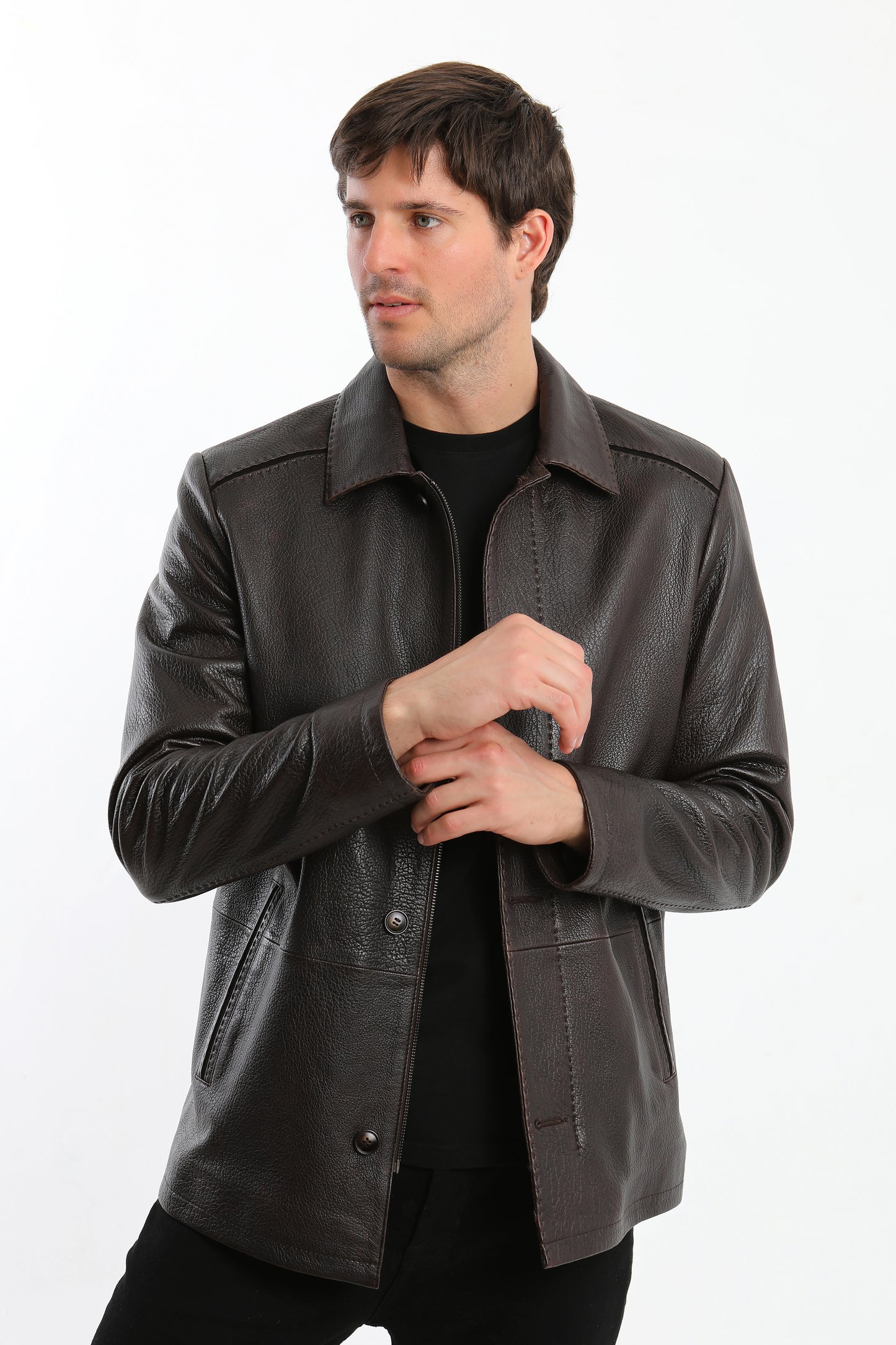 Brown Leather Jacket