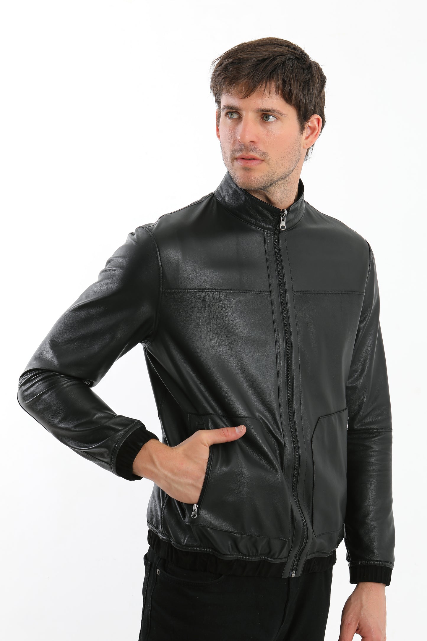 Reversible Suede Bomber Jacket