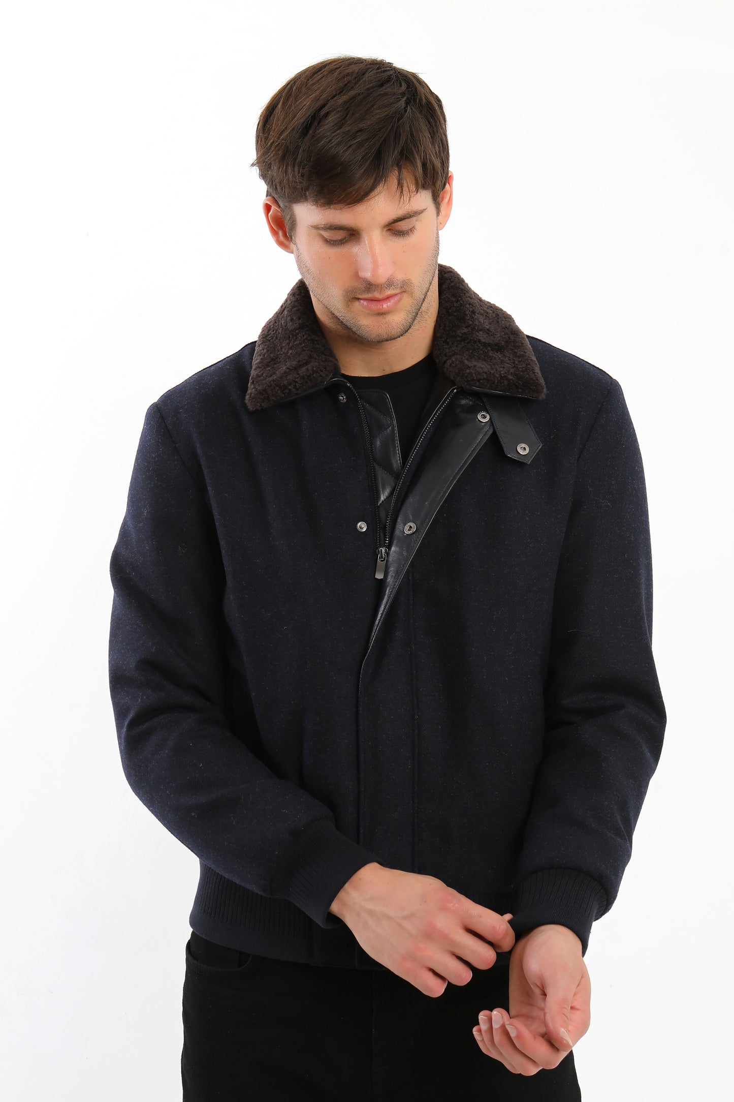 Navy Wool Jacket