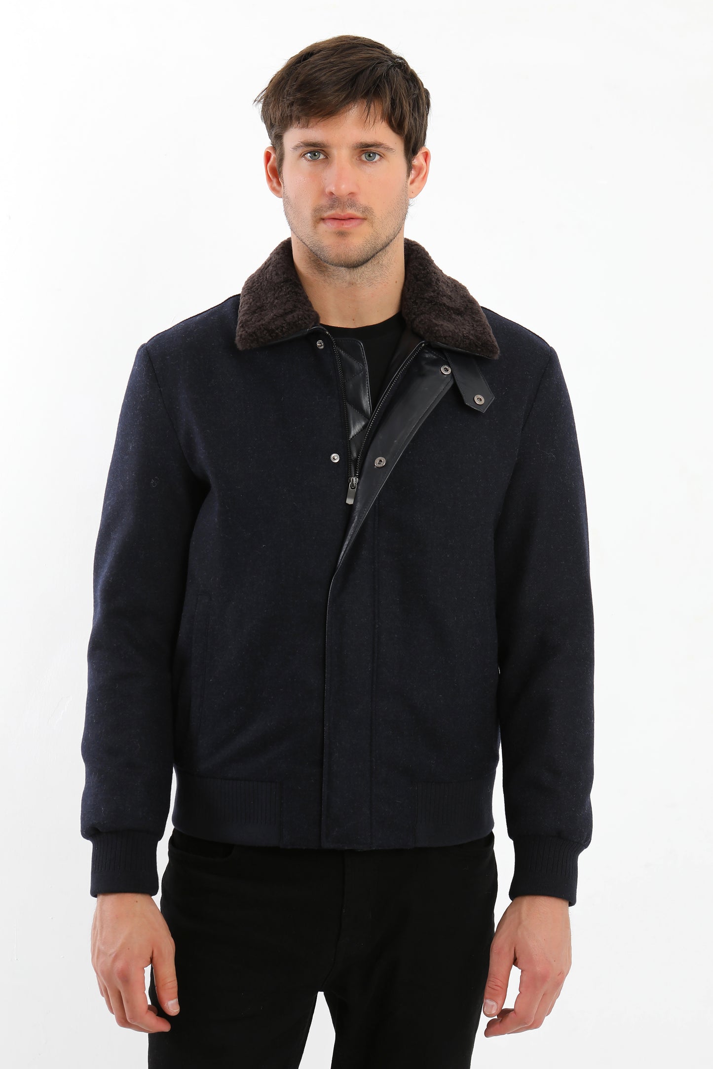 Navy Wool Jacket