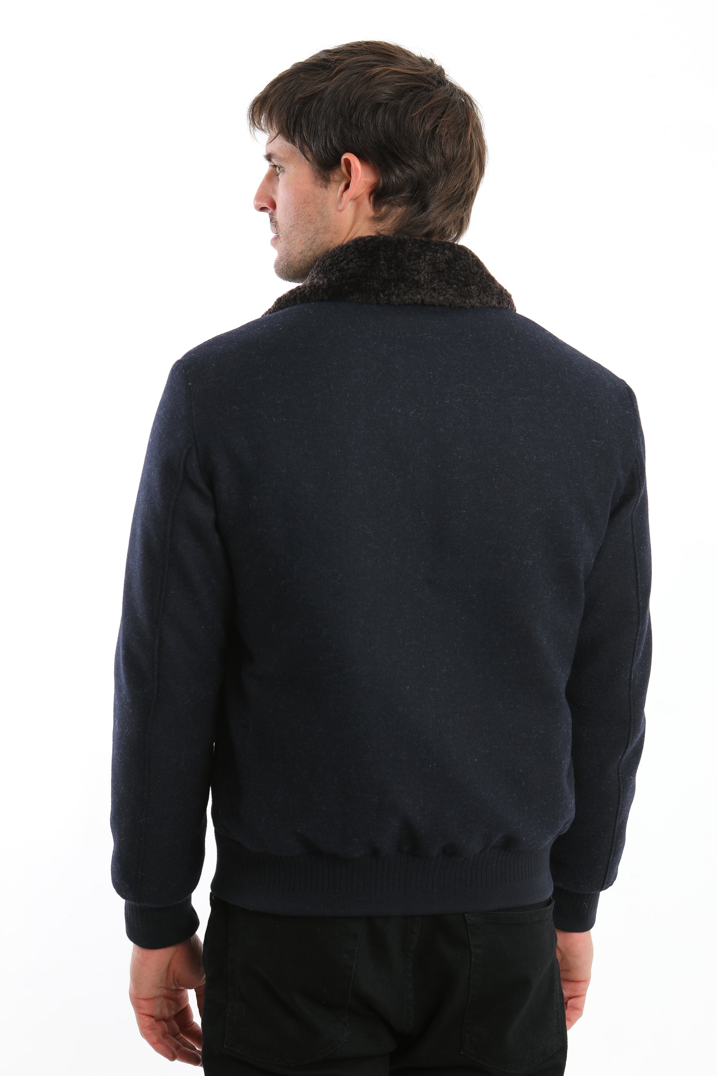 Navy Wool Jacket