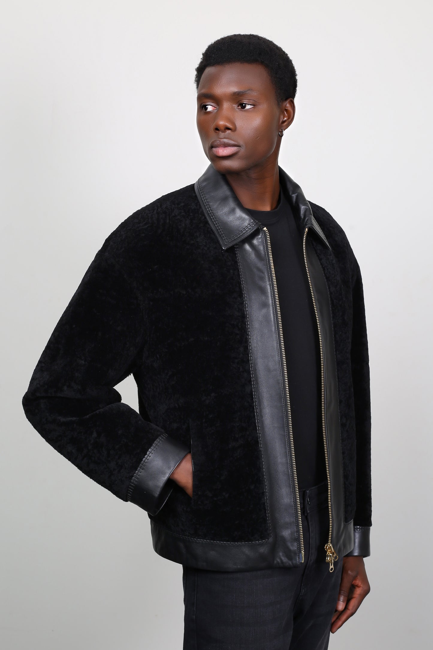 Midnight Stealth Persian Lambskin Jacket