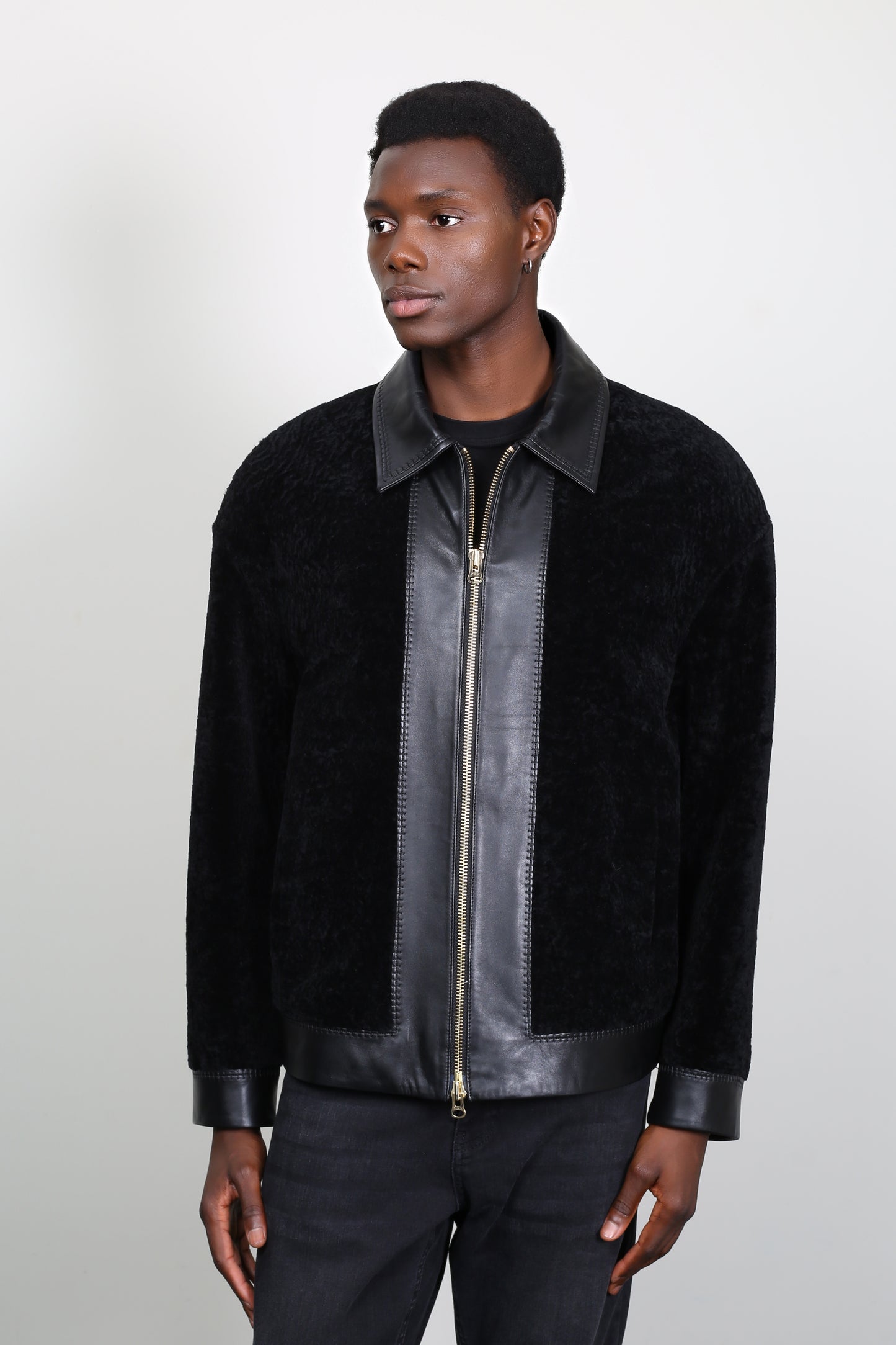 Midnight Stealth Persian Lambskin Jacket