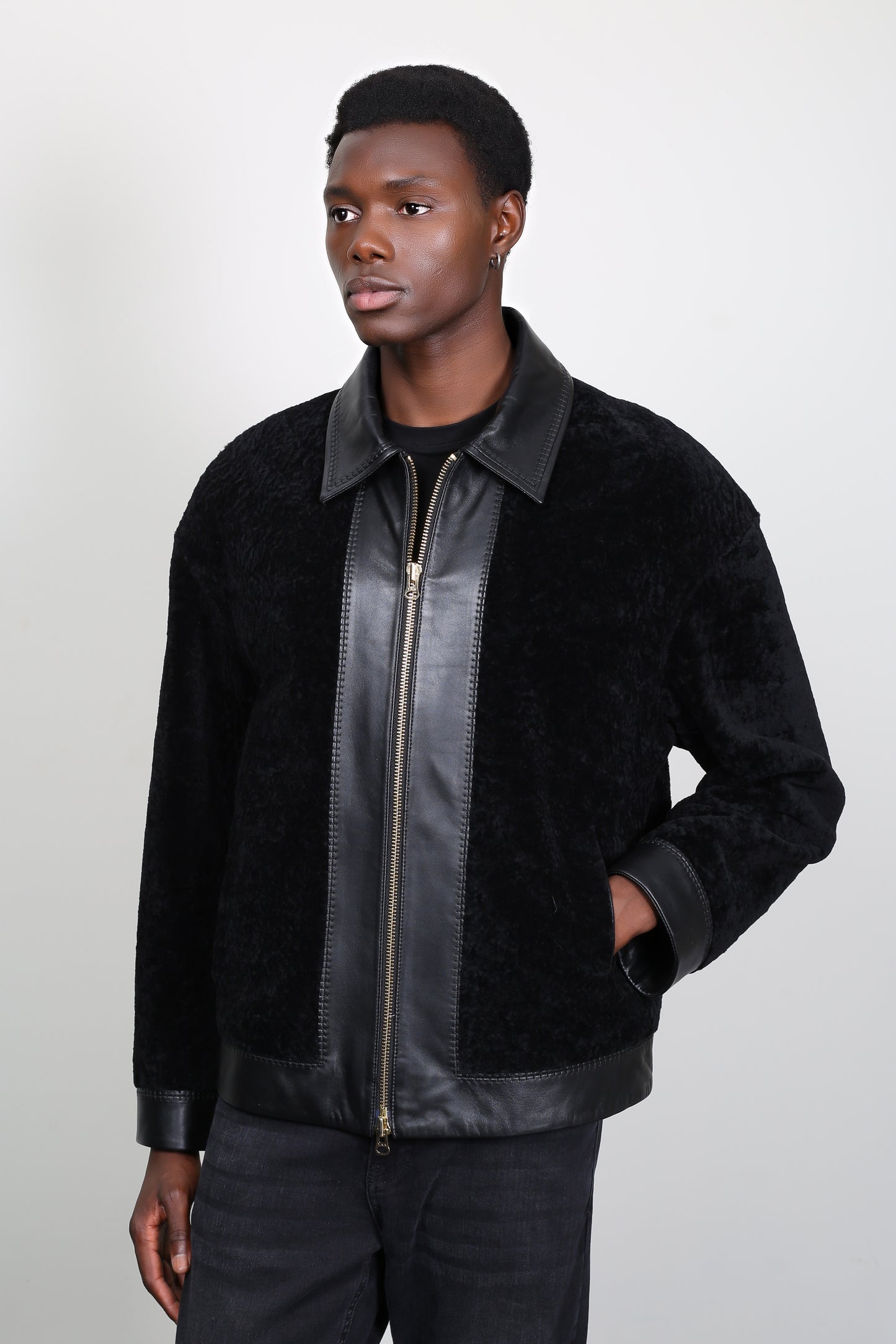 Midnight Stealth Persian Lambskin Jacket