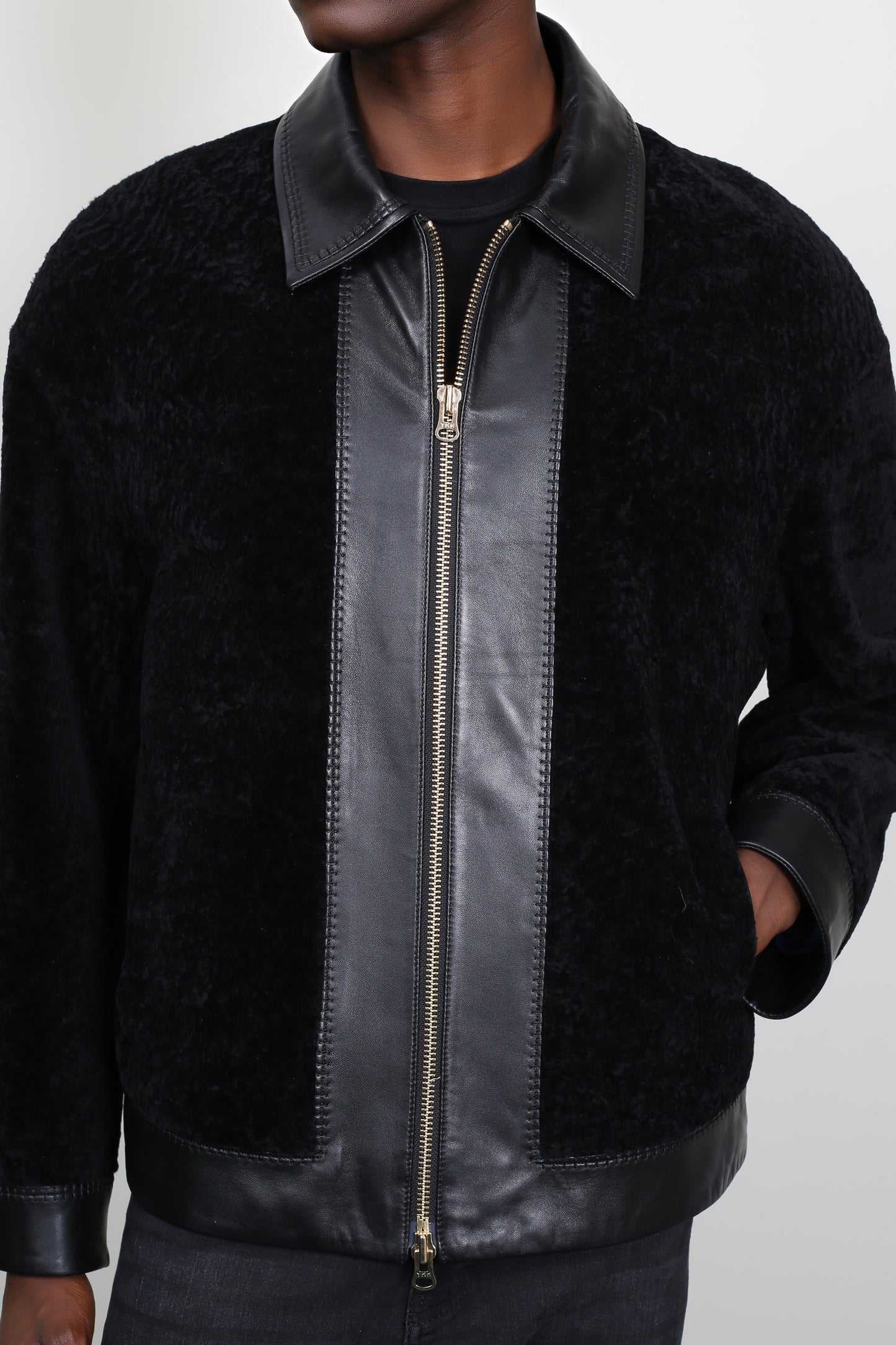 Midnight Stealth Persian Lambskin Jacket