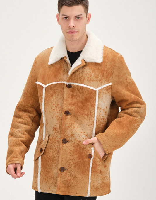 Victor Sheepskin Shearling Coat