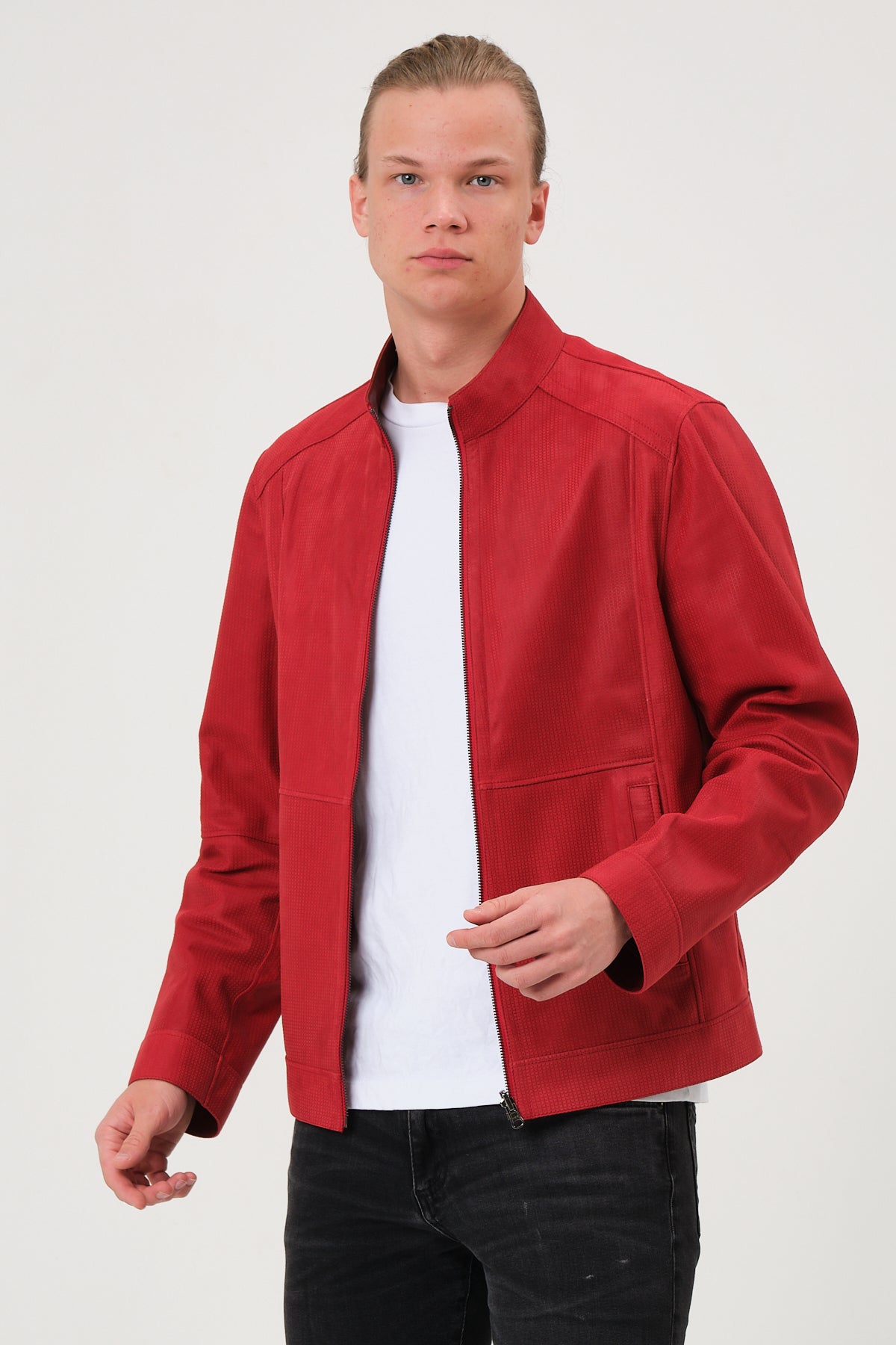 Leonardo Reversible Suede Leather Jacket