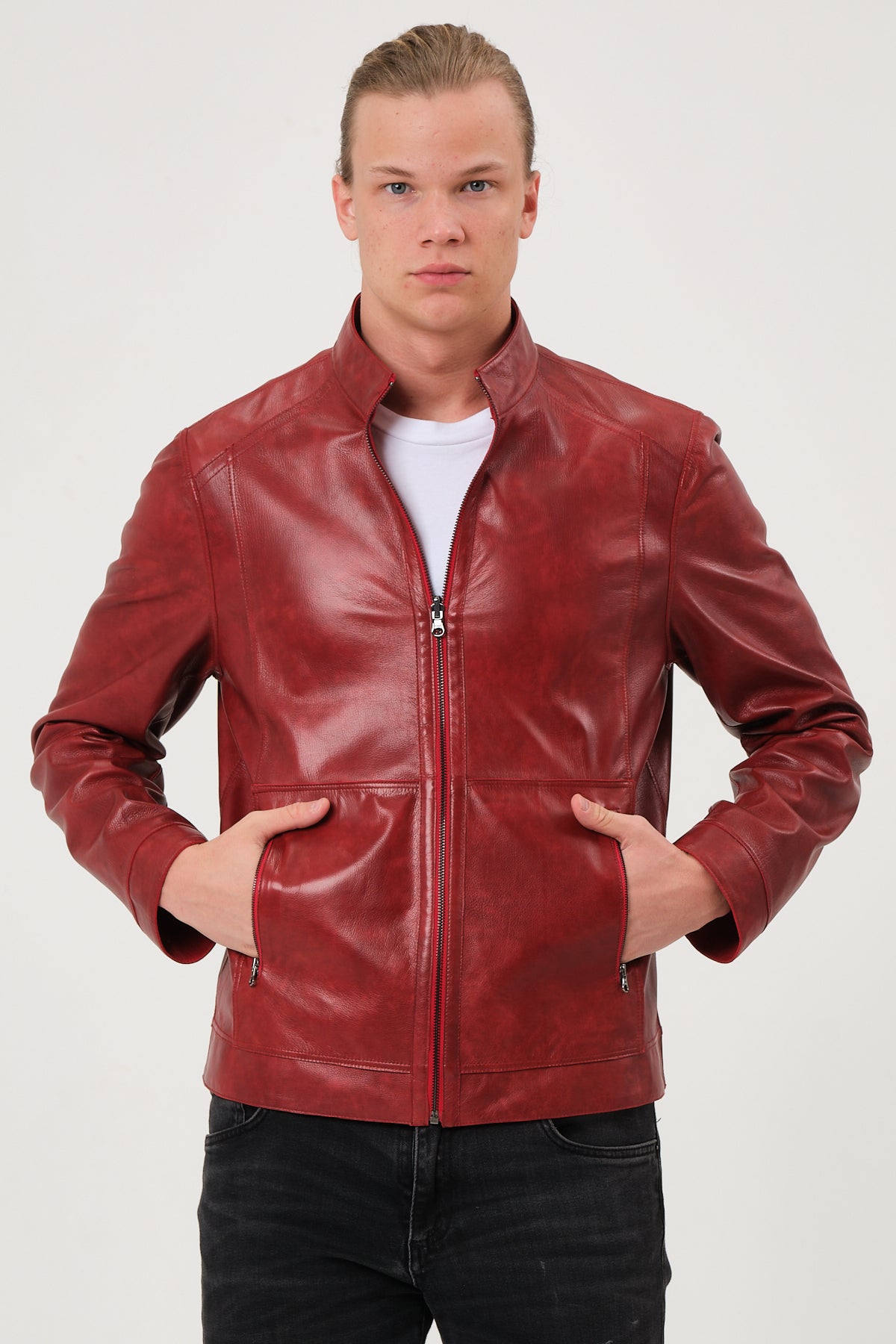 Leonardo Reversible Suede Leather Jacket