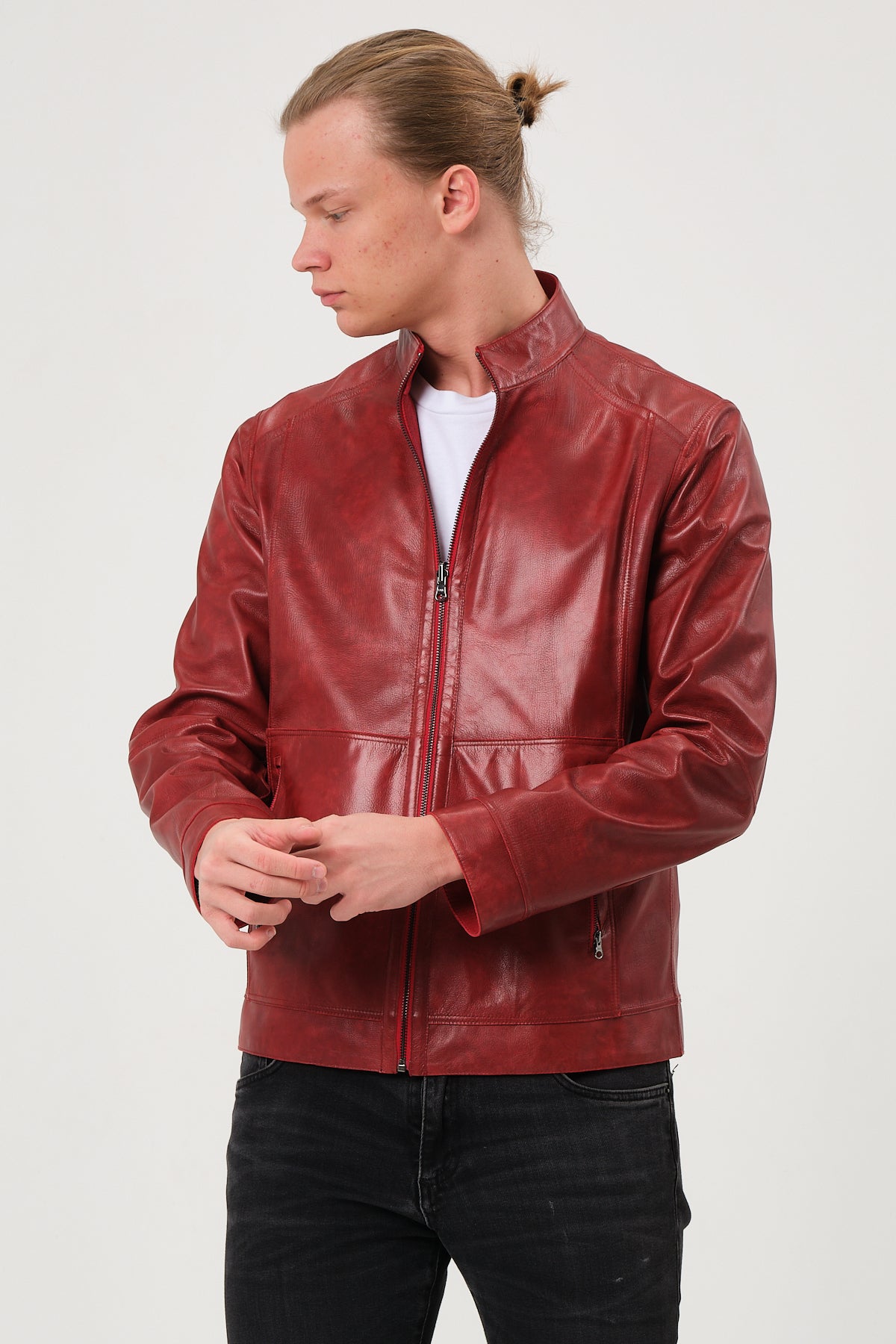Leonardo Reversible Suede Leather Jacket