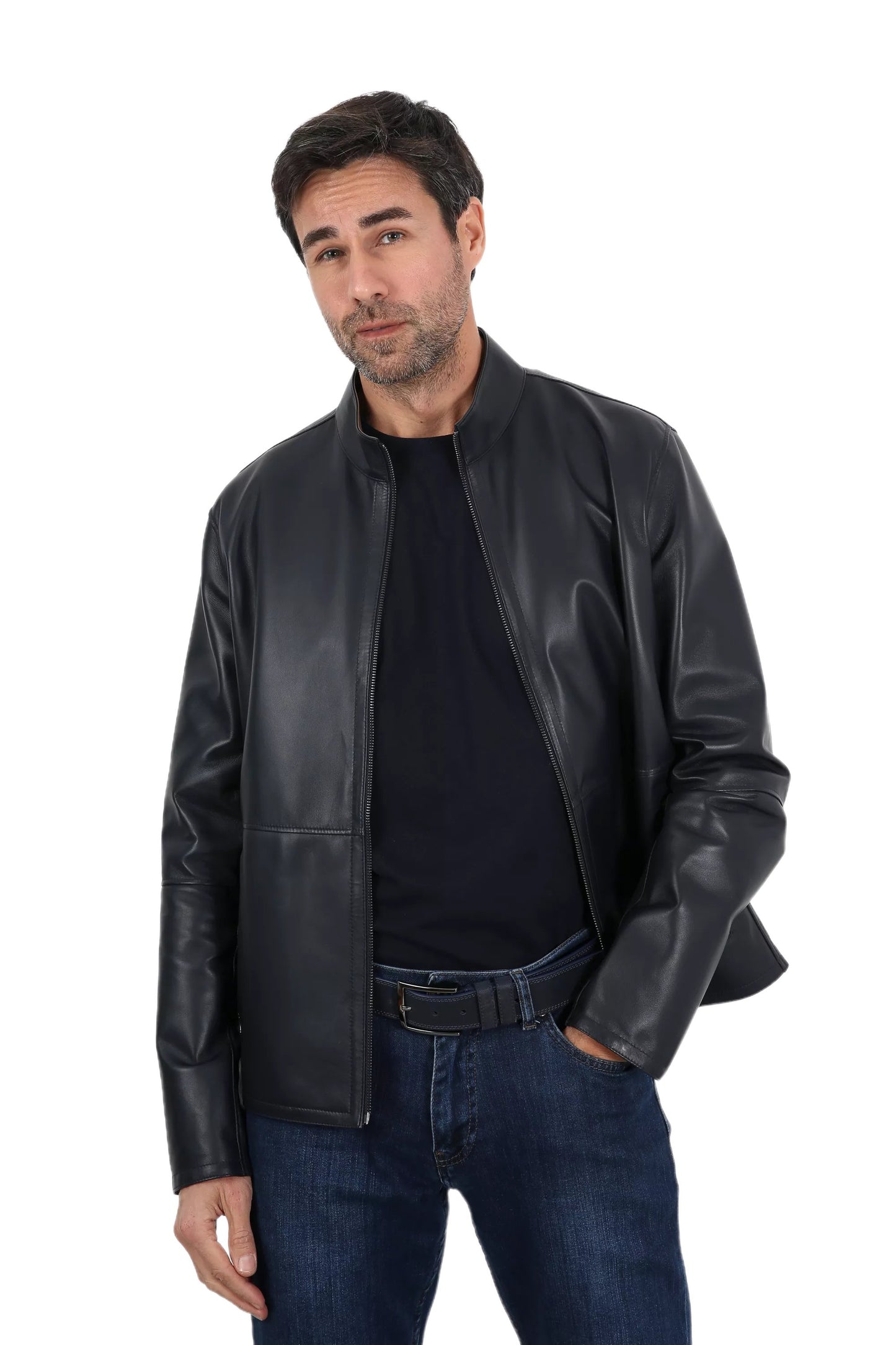 Amal Reversible Leather Jacket