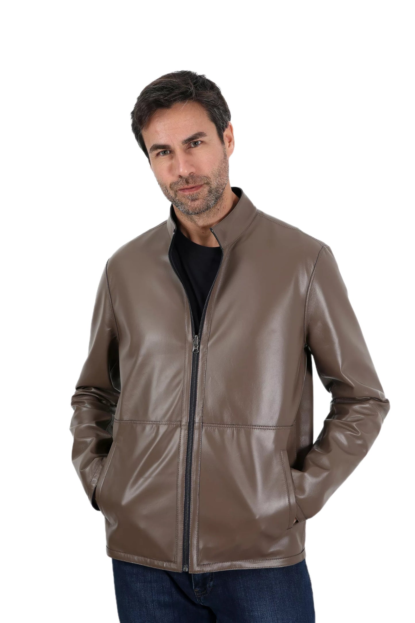 Amal Reversible Leather Jacket