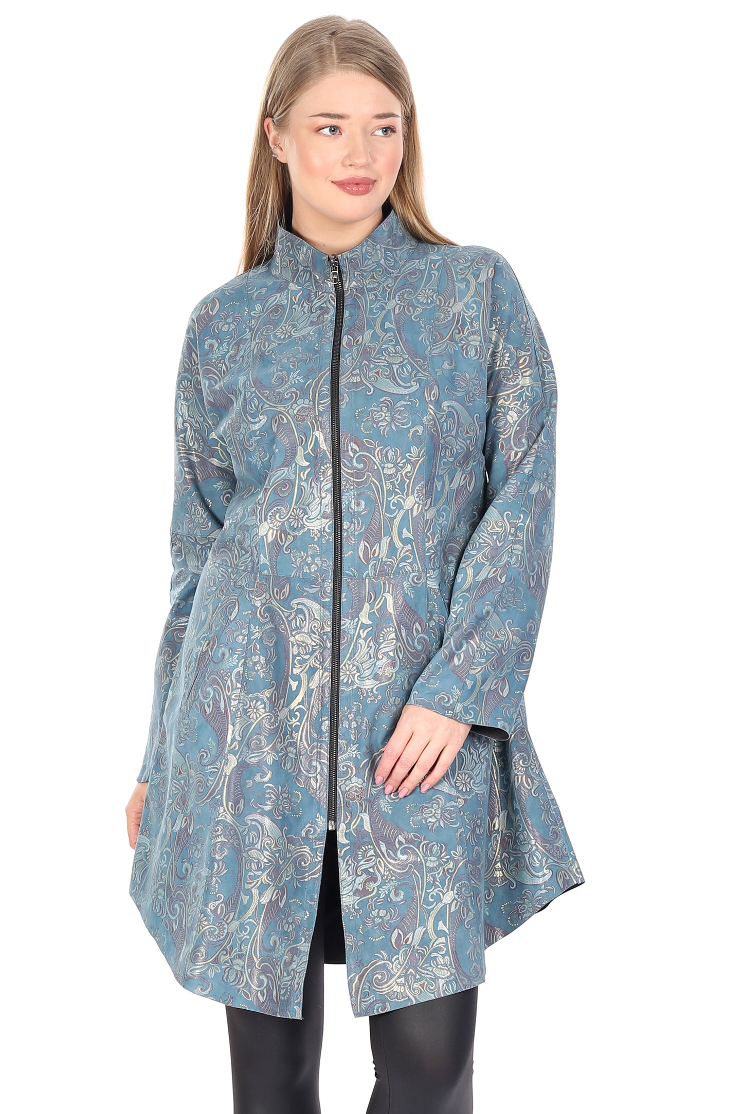 Harlee Reversible Suede Leather Jacket