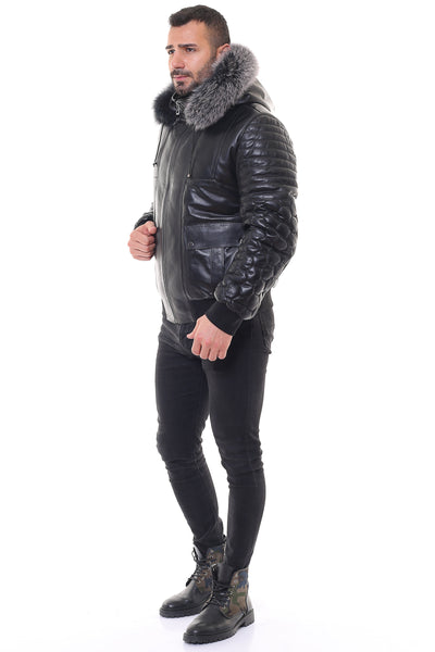 Eximious Leather Coat- New Collection