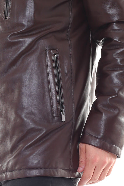 Zoe Leather Coat