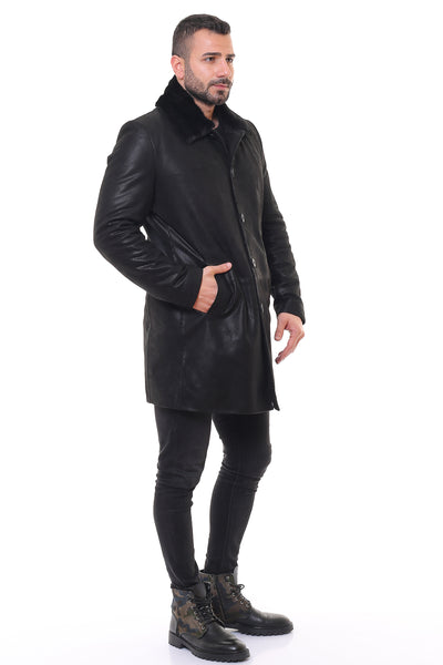 Emerson  Leather Trench Coat