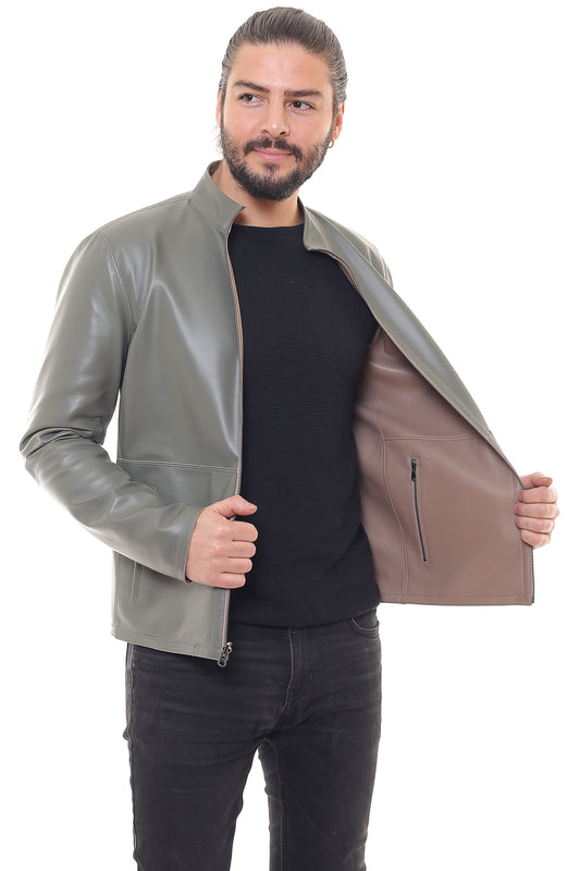 Steven Reversible Leather Jacket