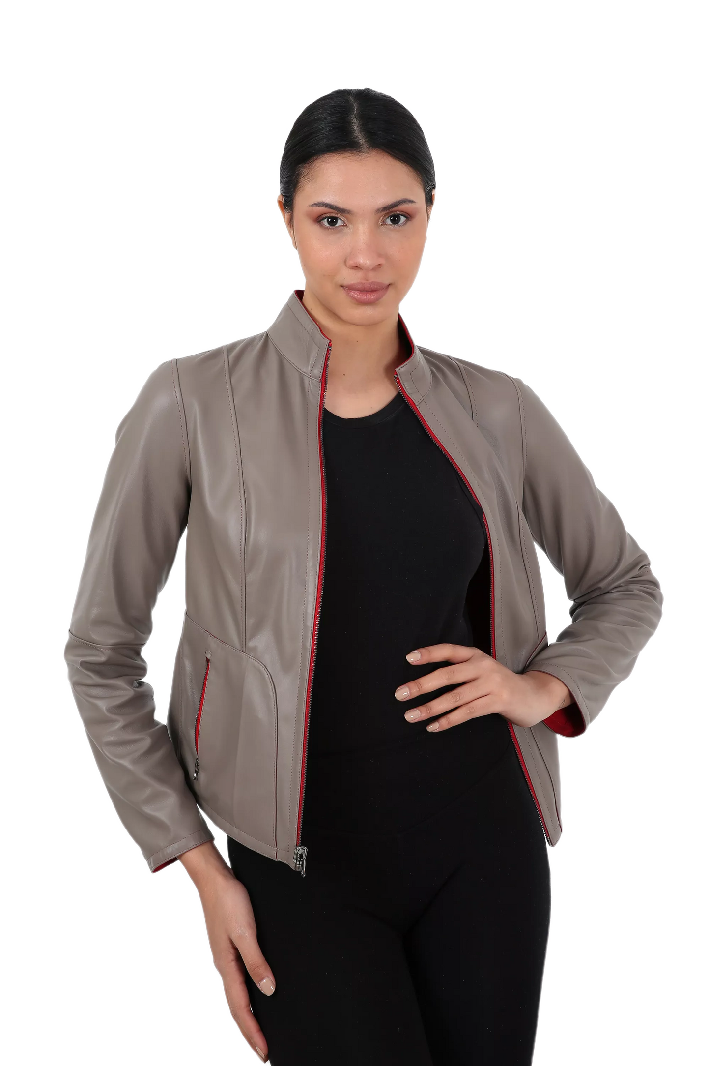 Abendrot Reversible Suede Leather Jacket