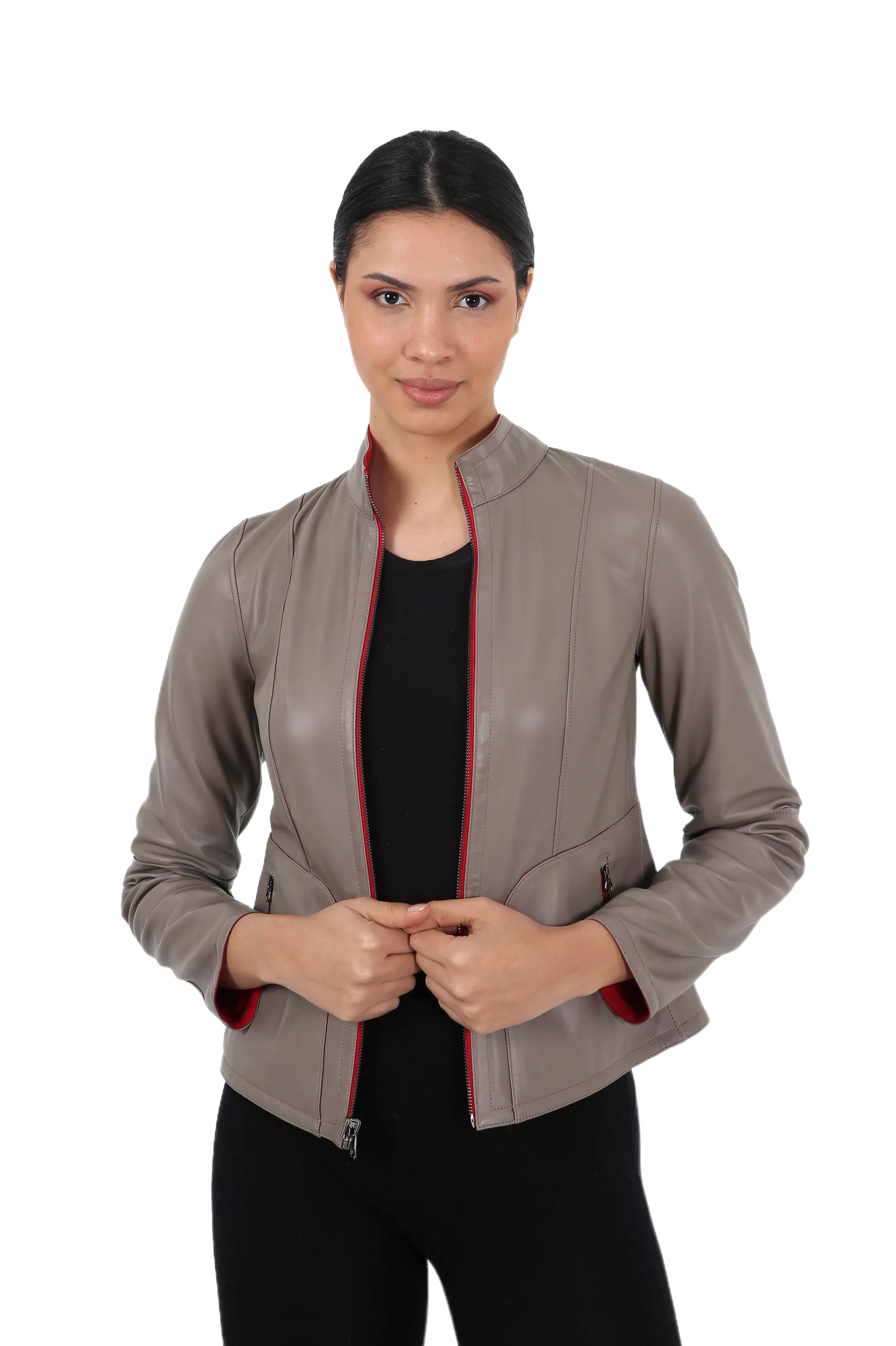 Abendrot Reversible Suede Leather Jacket